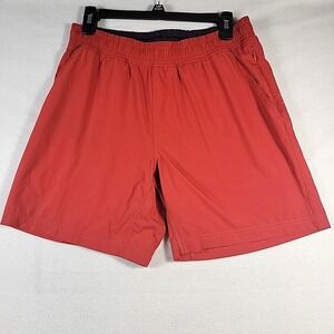 Rhone Shorts Men's Size Medium Red Performance Lined Stretch Quick‎ Dry Athletic